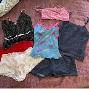 Victoria's Secret Sheer Mesh Lingerie in Black